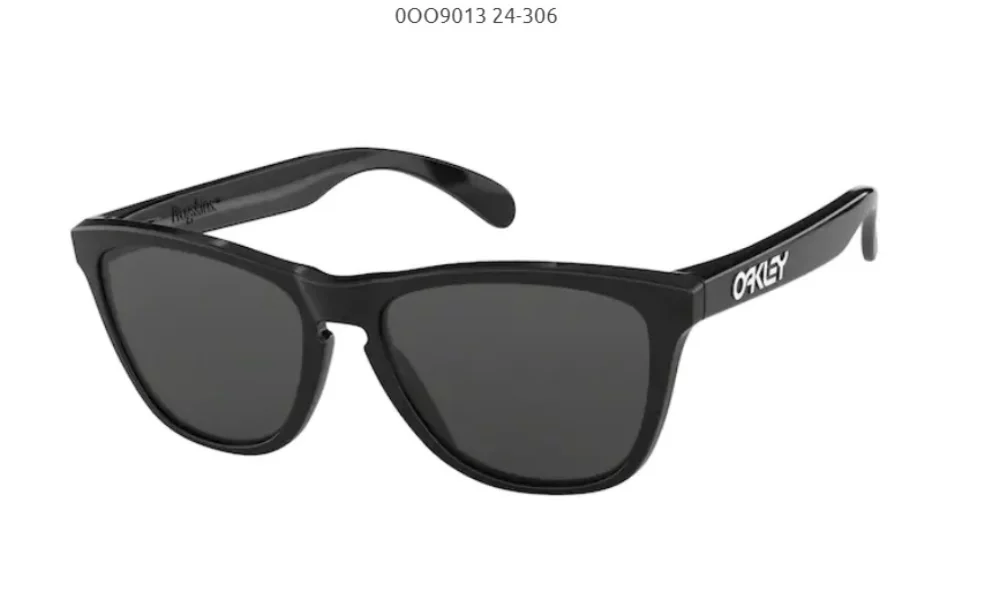 Oakley® Frogskins™ Black Sunglasses
