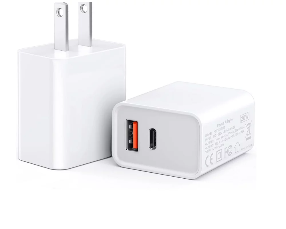 Chargeur 20W USB + Type C