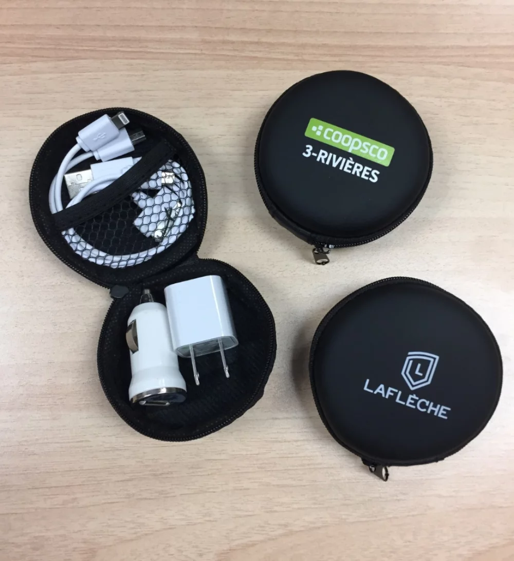 Travel Charge Kit w/USB Wall & Car Charger