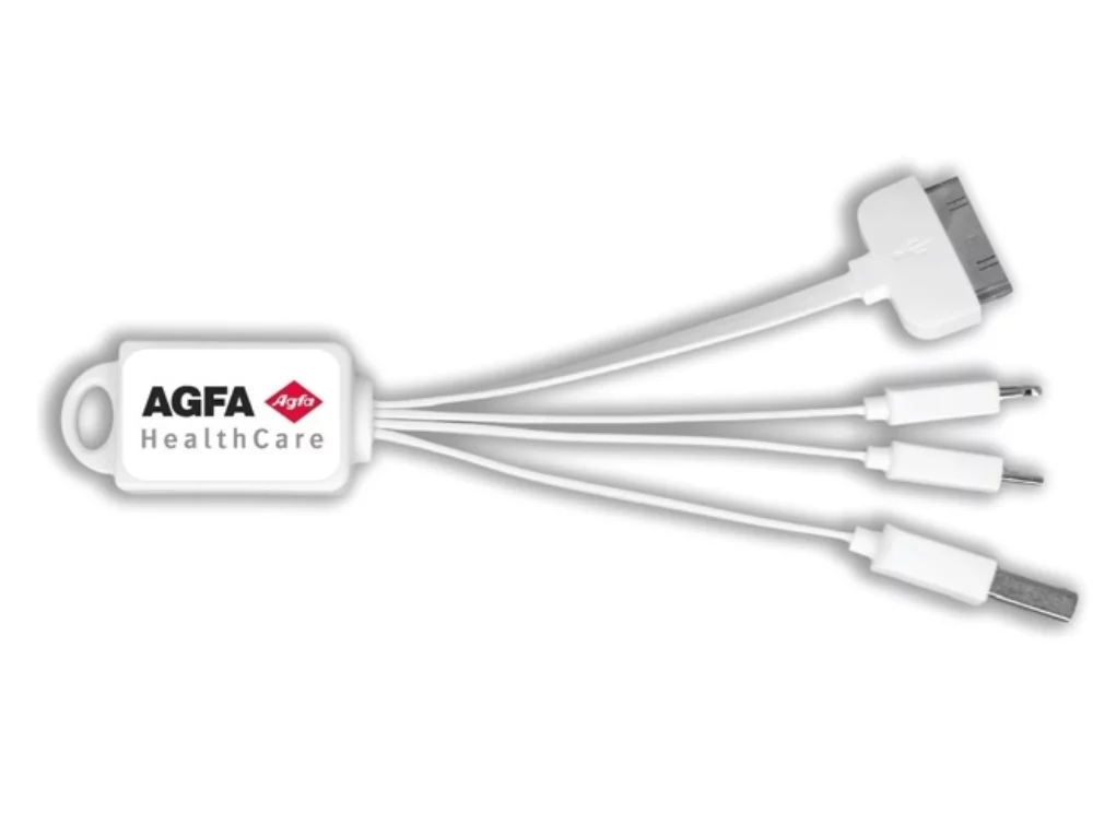Câble de charge multi-appareils 4-en-1 avec dôme