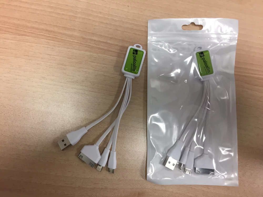 4-in-1 Multi Device Charging Cable w/Dome