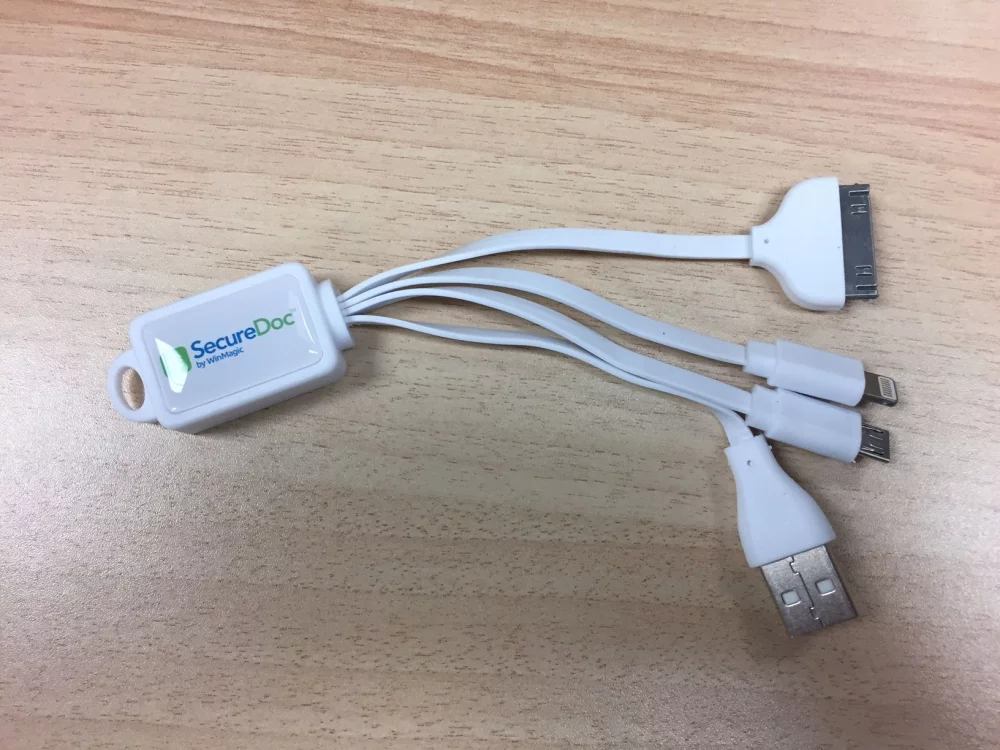 4-in-1 Multi Device Charging Cable w/Dome