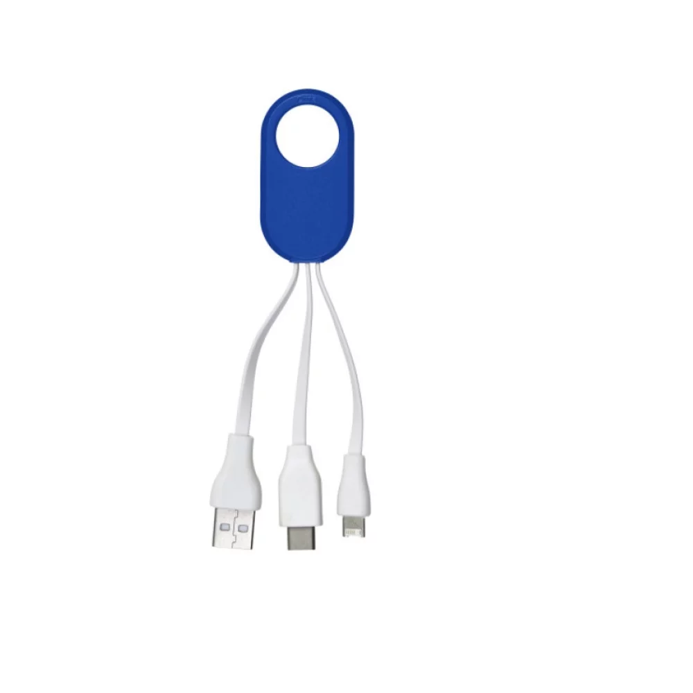 3-in-1 Multi Charging Cable w/Reversible Tip