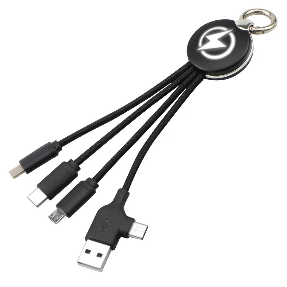 4-in-1 Braided LED Cable