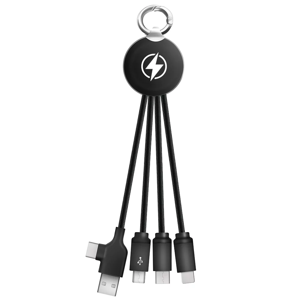 Câble LED tressé 4-en-1