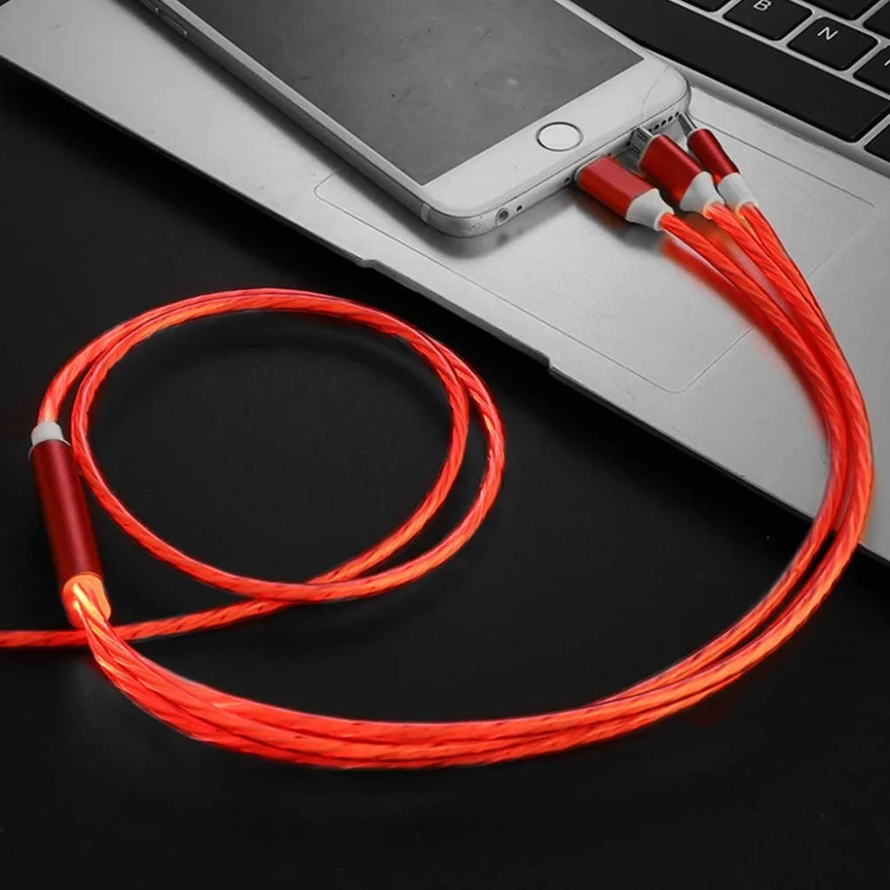 Lumière LED à flux continu 3-en-1 avec 3 connecteurs