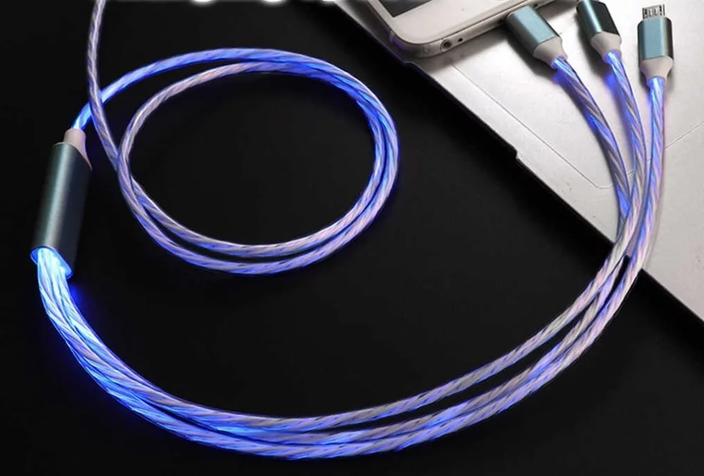Lumière LED à flux continu 3-en-1 avec 3 connecteurs