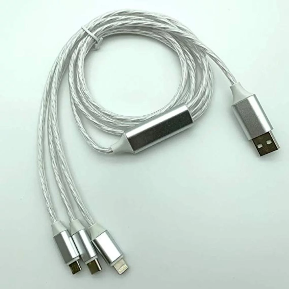 3-In-1 LED Flowing Light w/3 Connectors