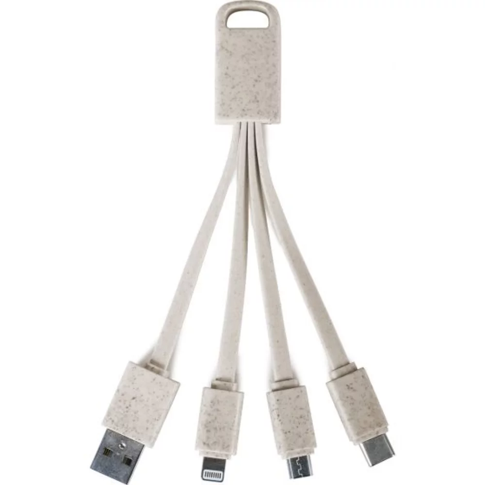 Câble Eco 3-en-1 de 6,3"