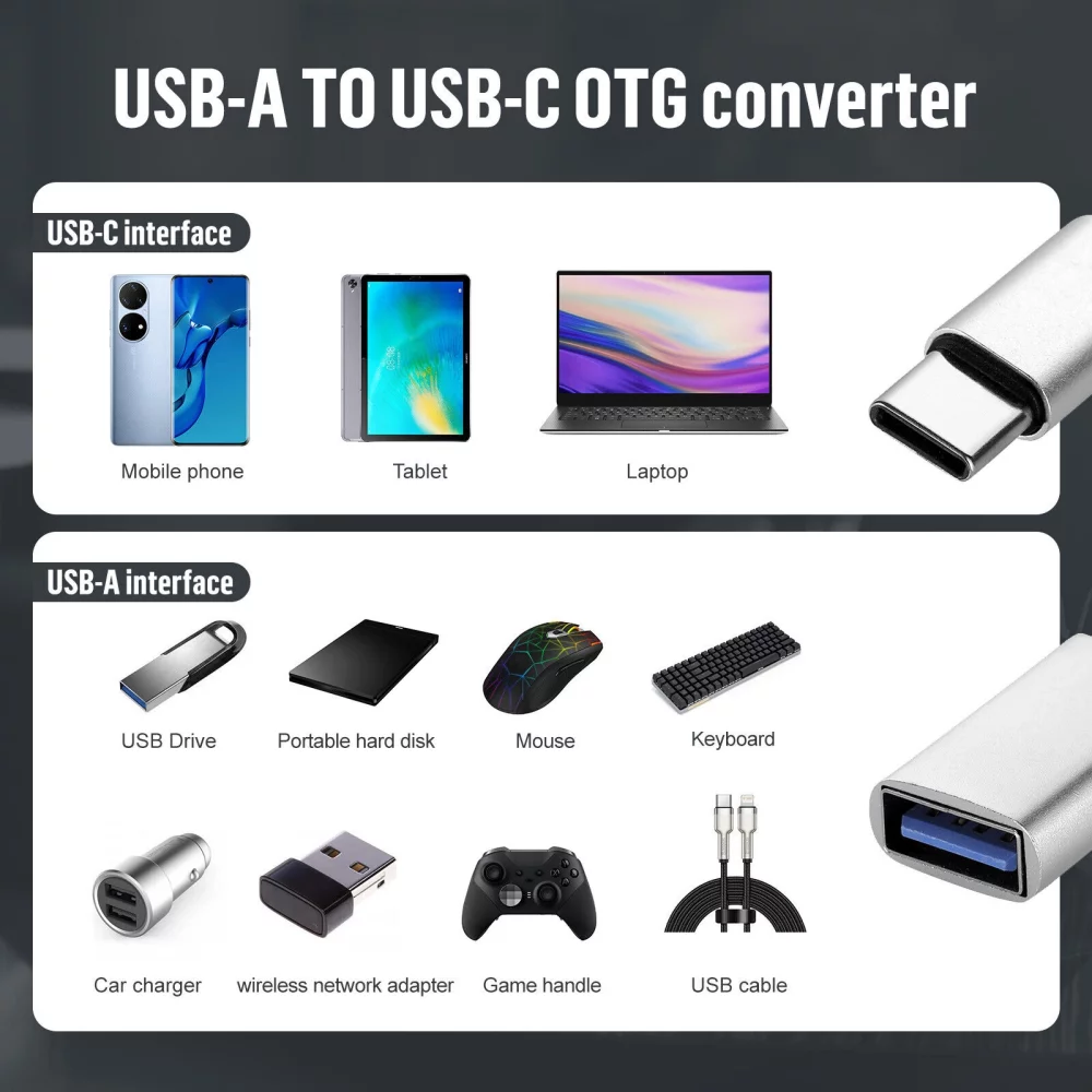 Type-C to USB Cable (Female)