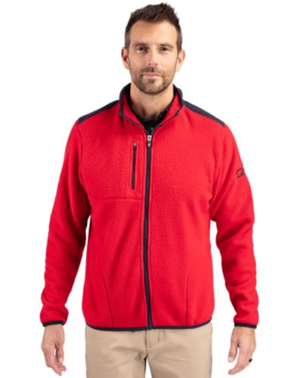 Cutter & Buck Cascade Eco Sherpa Mens Fleece Jacket