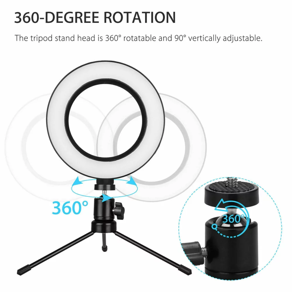 6" Ring Light with Tripod