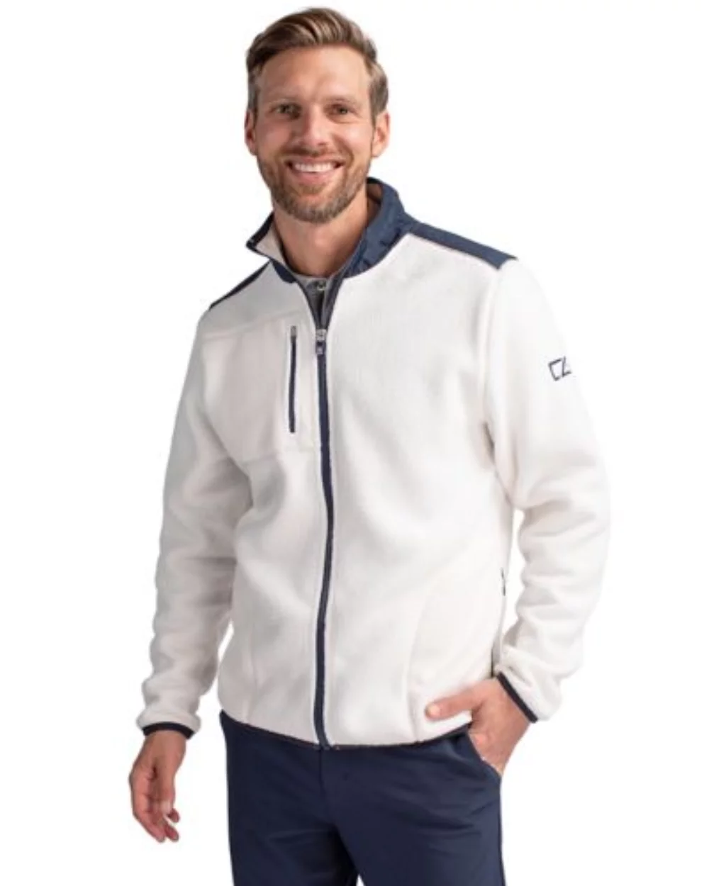 Cutter & Buck Cascade Eco Sherpa Mens Fleece Jacket