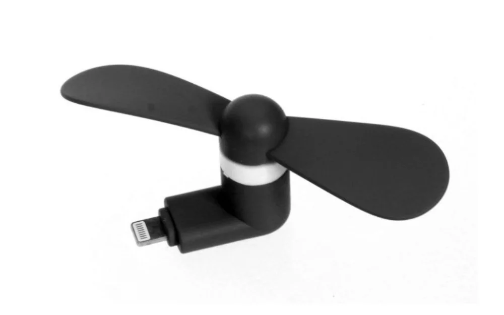 Ventilateur mini pour téléphone portable 2-en-1