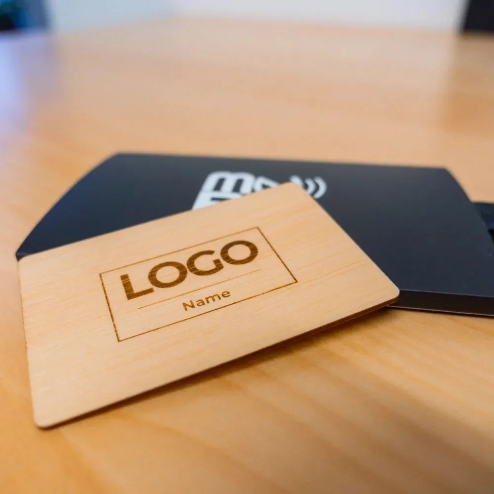 Bamboo NFC Business Card