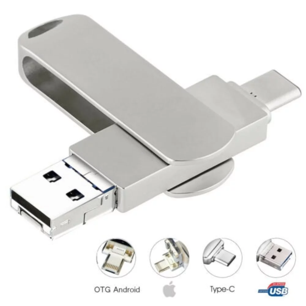 Clé USB OTG métallique de 8 Go USB 3.0