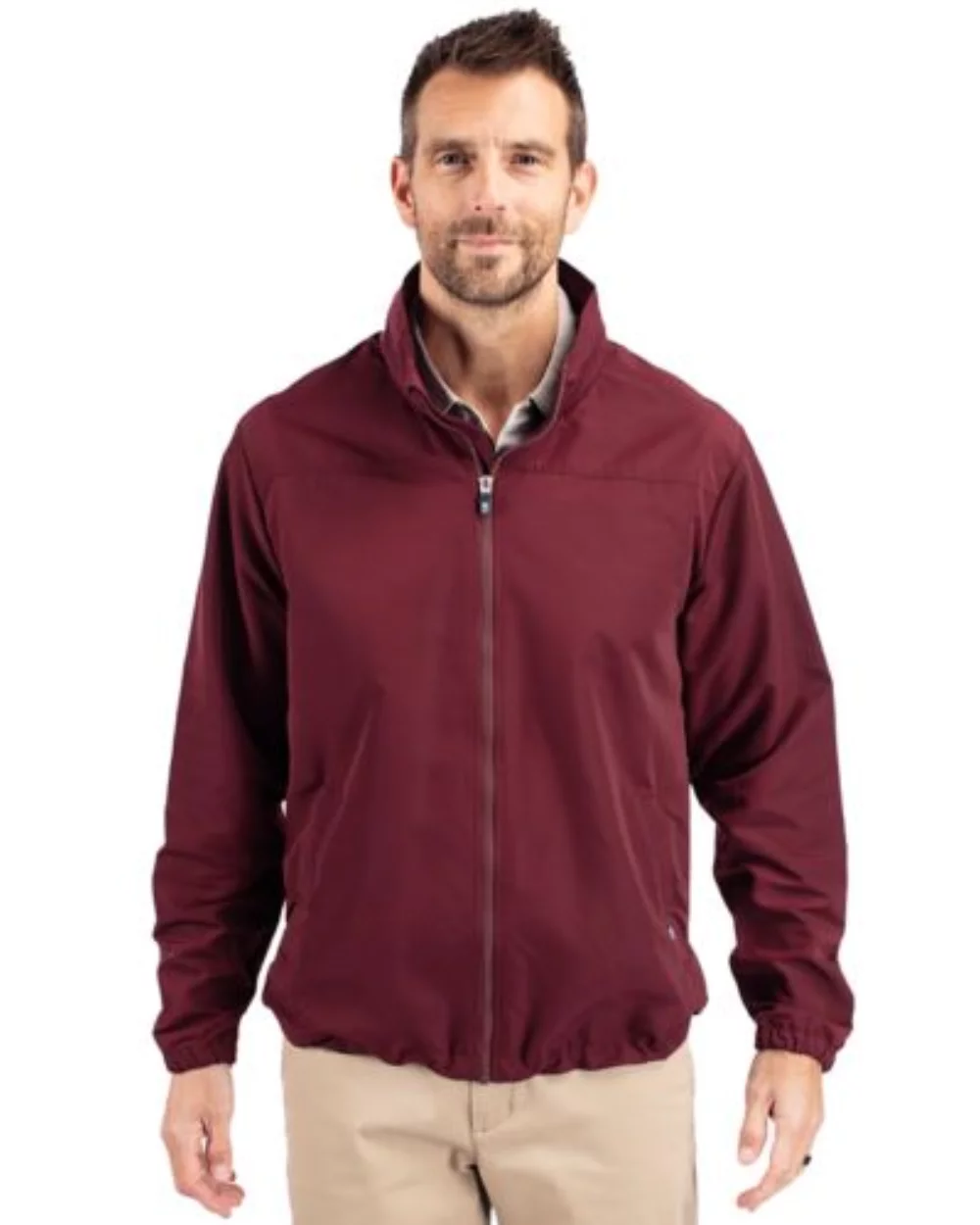 Veste zippée intégrale Cutter & Buck Charter Eco Recycled pour hommes