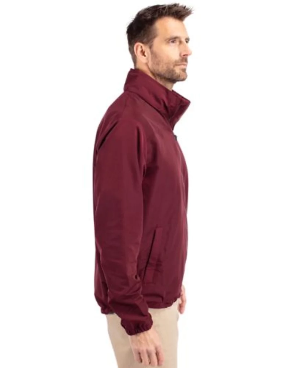 Cutter & Buck Charter Eco Knit Recycled Big & Tall Full-Zip Jacket
