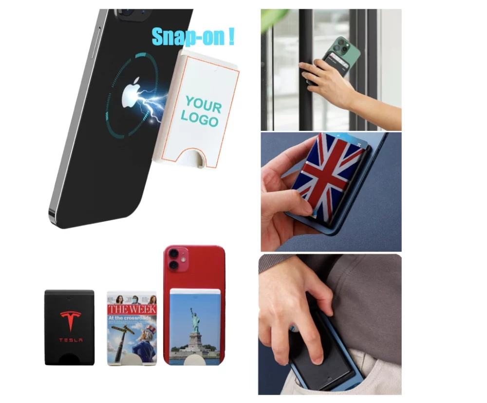 Pochette magnétique pour téléphone
