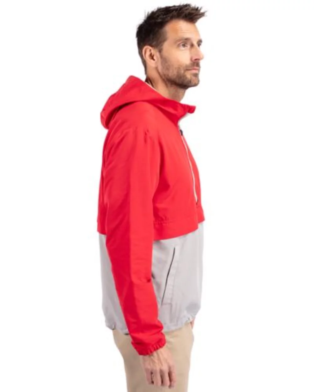 Veste anorak Cutter & Buck Charter Eco Recycled pour hommes