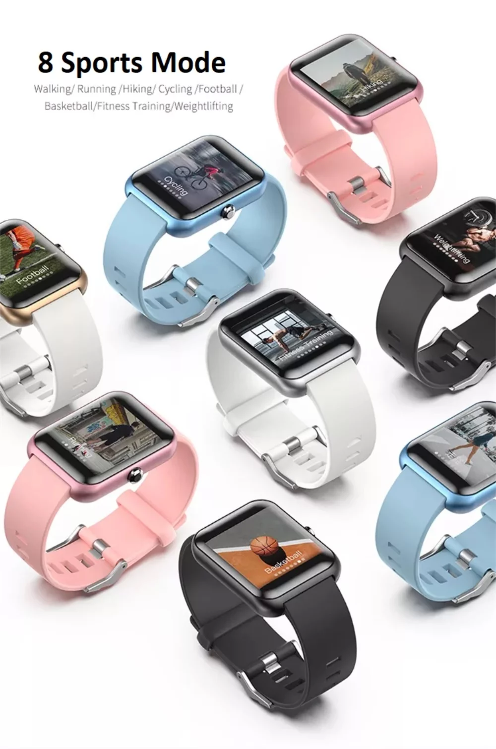 Bracelet intelligent de 1,3 pouces