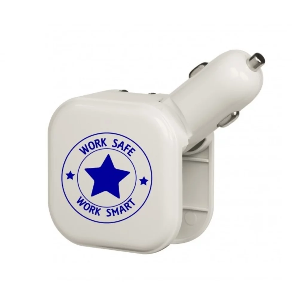 Chargeur double pour voiture et muraille 2-en-1