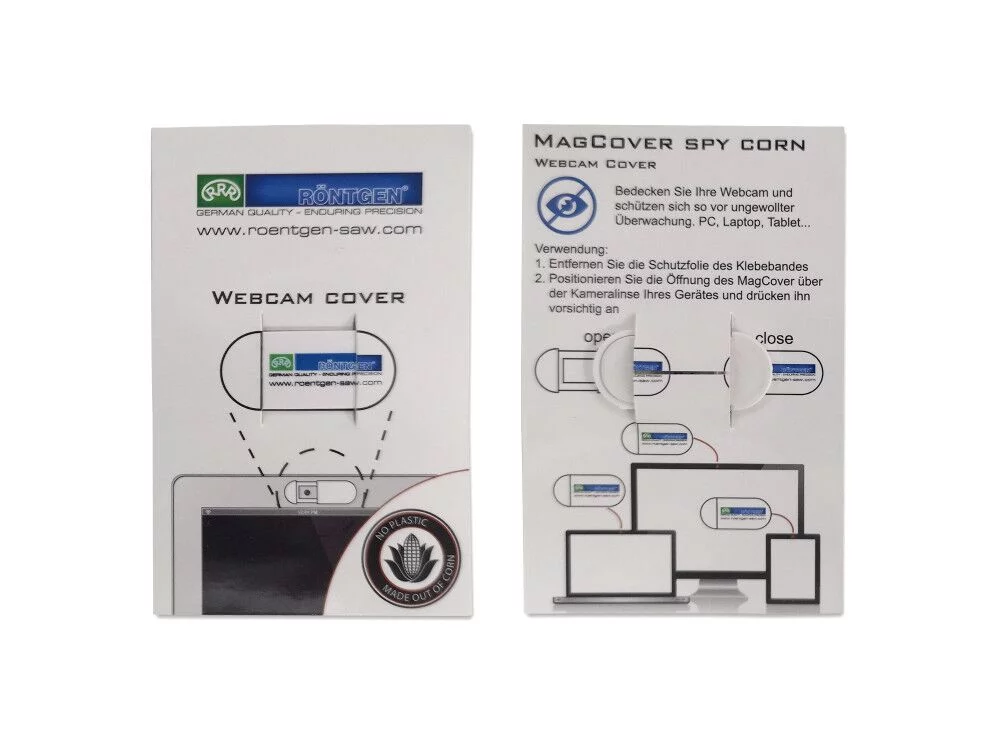 Cache webcam écologique