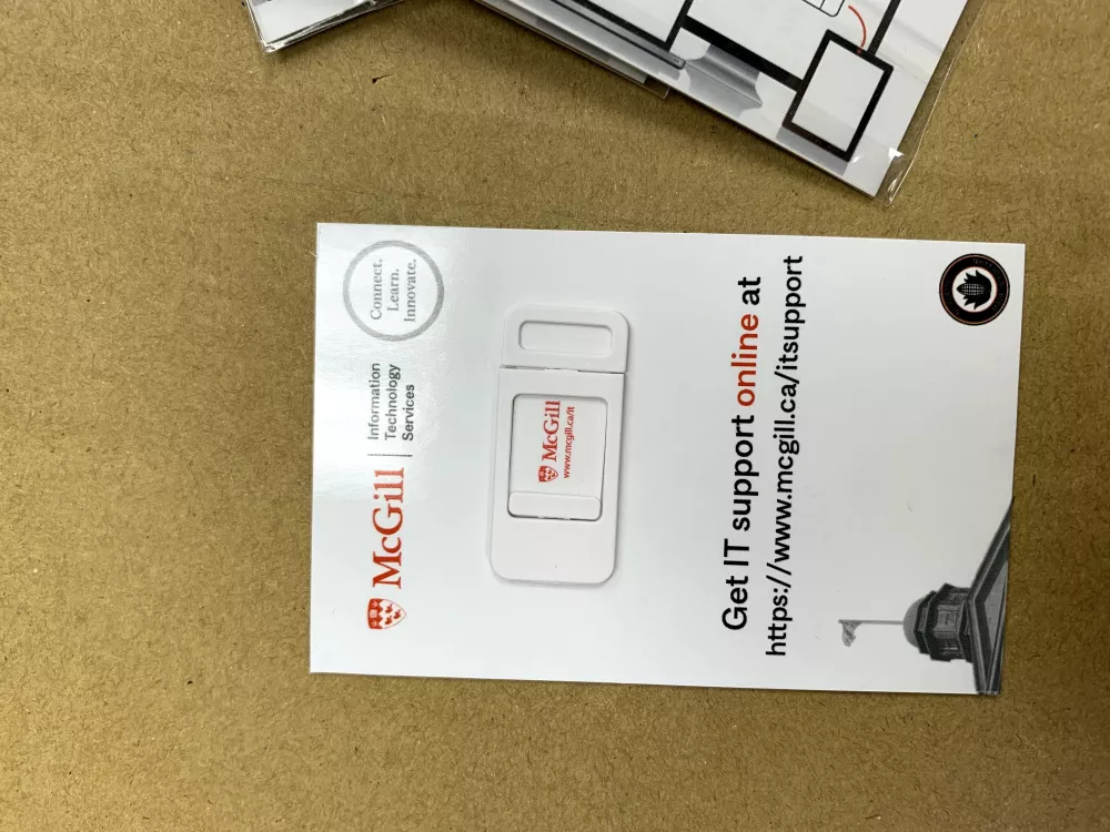 Cache webcam écologique