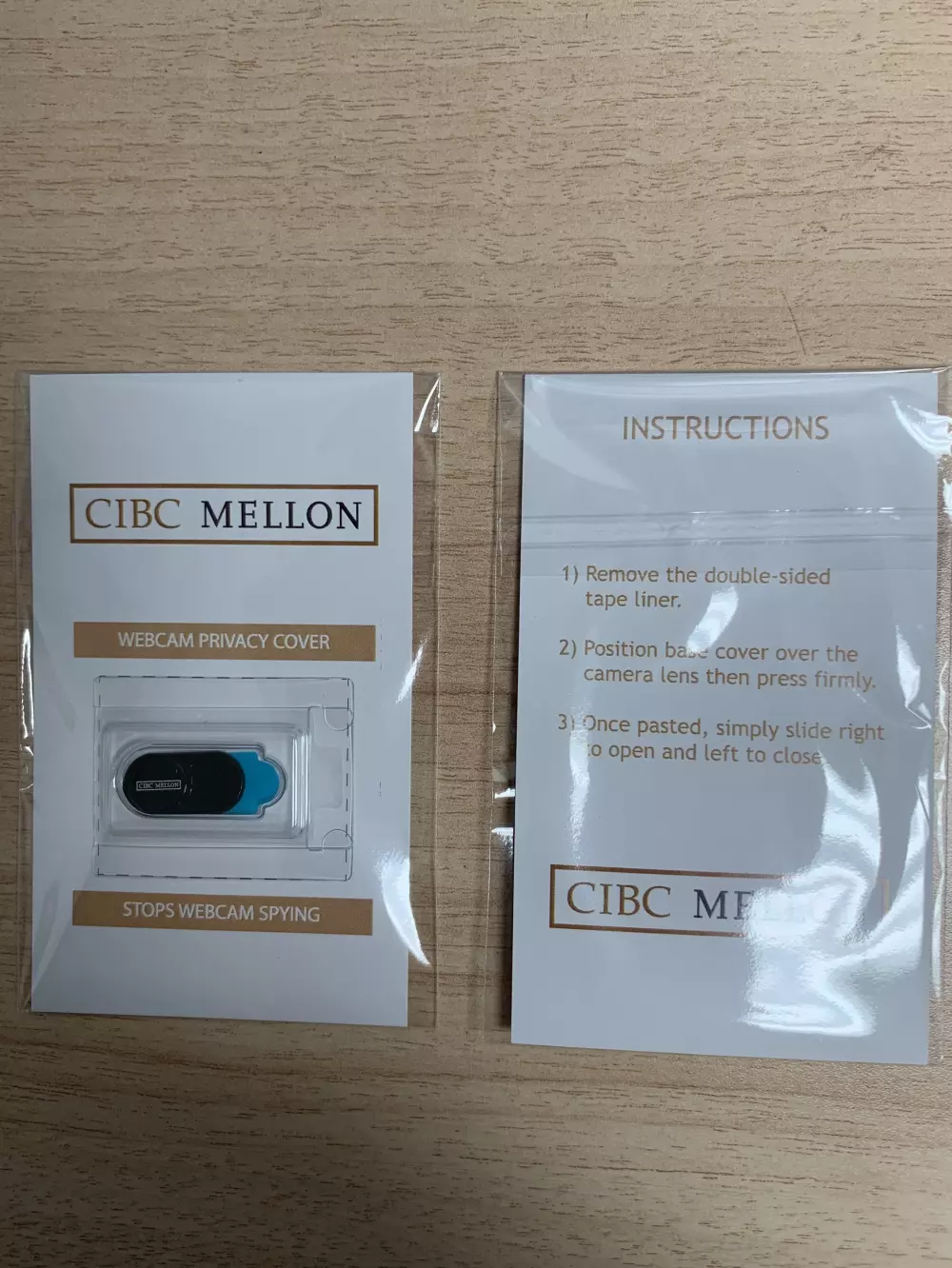 Cache webcam en métal rond