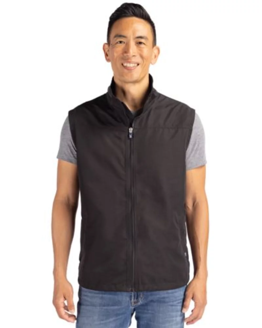 Gilet zippé pour homme Cutter & Buck Charter Eco Recycled