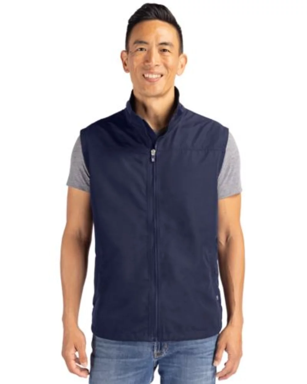 Cutter & Buck Charter Eco Recycled Mens Full-Zip Vest