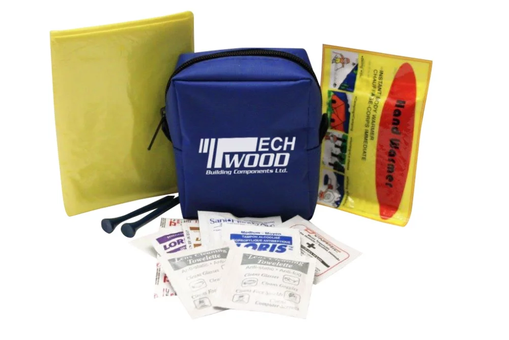 Trousse de premiers secours pour le sport avec sac en nylon et velcro (44 pièces)