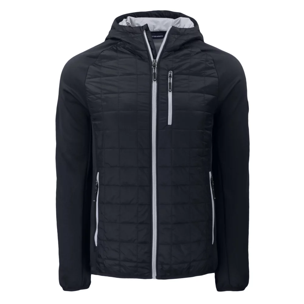Veste hybride à fermeture éclair complète Cutter & Buck Rainier Primaloft pour hommes