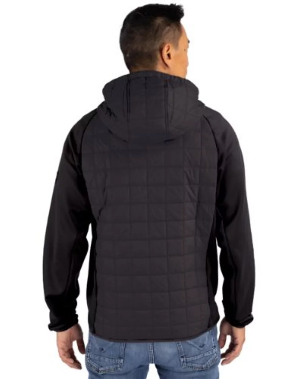 Veste hybride à fermeture éclair complète Cutter & Buck Rainier Primaloft pour hommes
