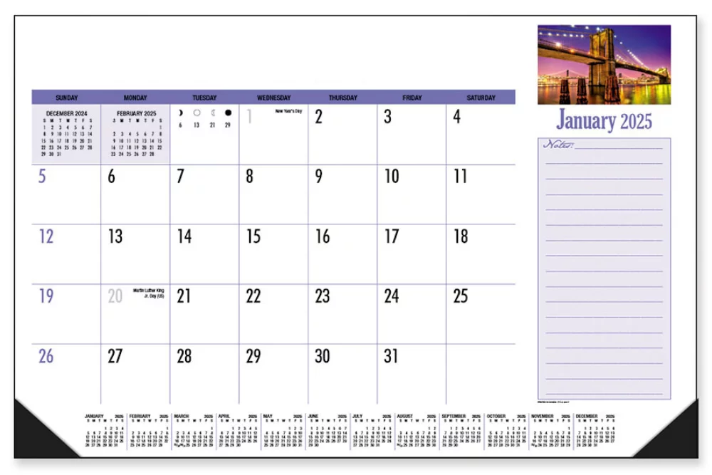 Calendrier de bureau et de comptoir