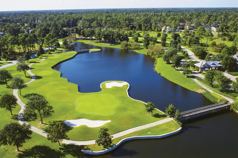 Calendrier de bureau double vue pour le golf