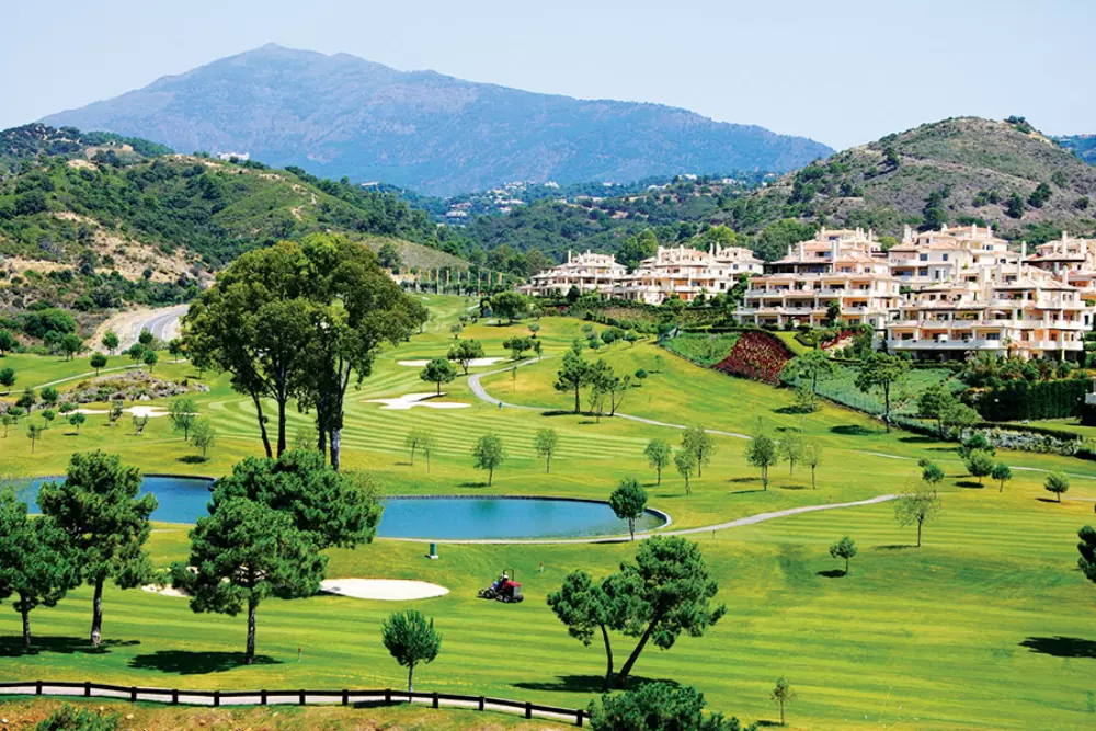 Calendrier de bureau double vue pour le golf