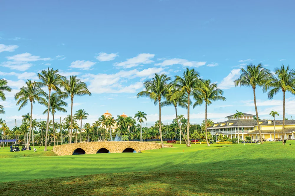 Calendrier de bureau double vue pour le golf