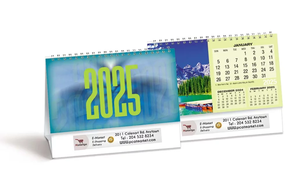 Calendrier de bureau Econo-Scenic
