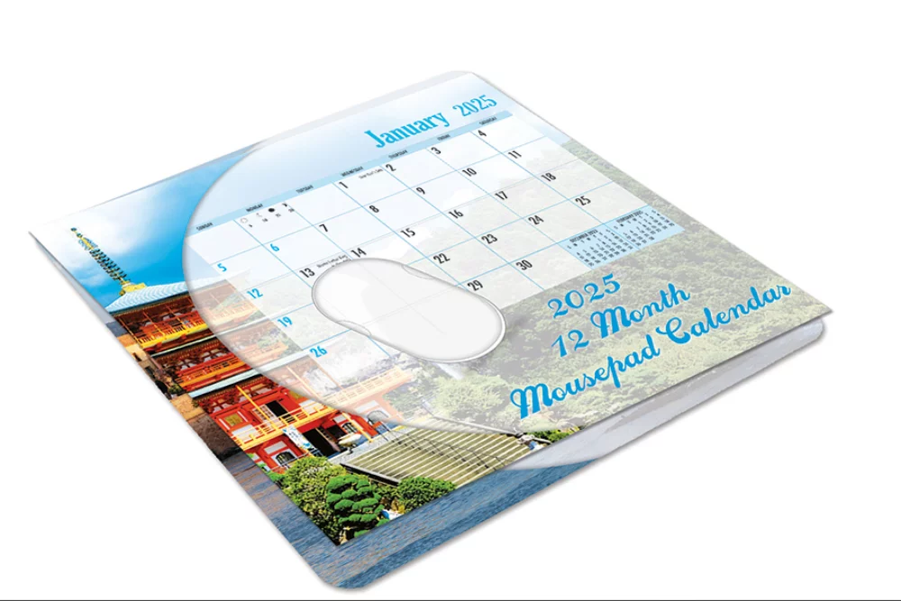 Tapis de souris personnalisé mensuel