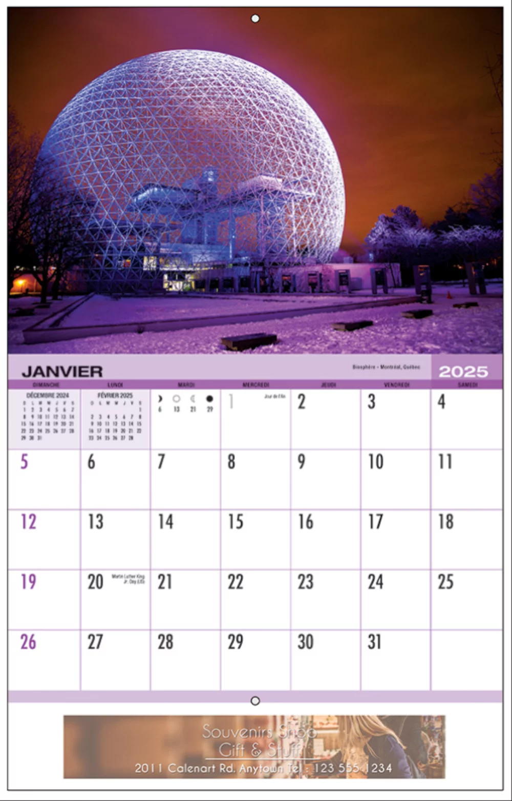 Quebec Appointment Calendar