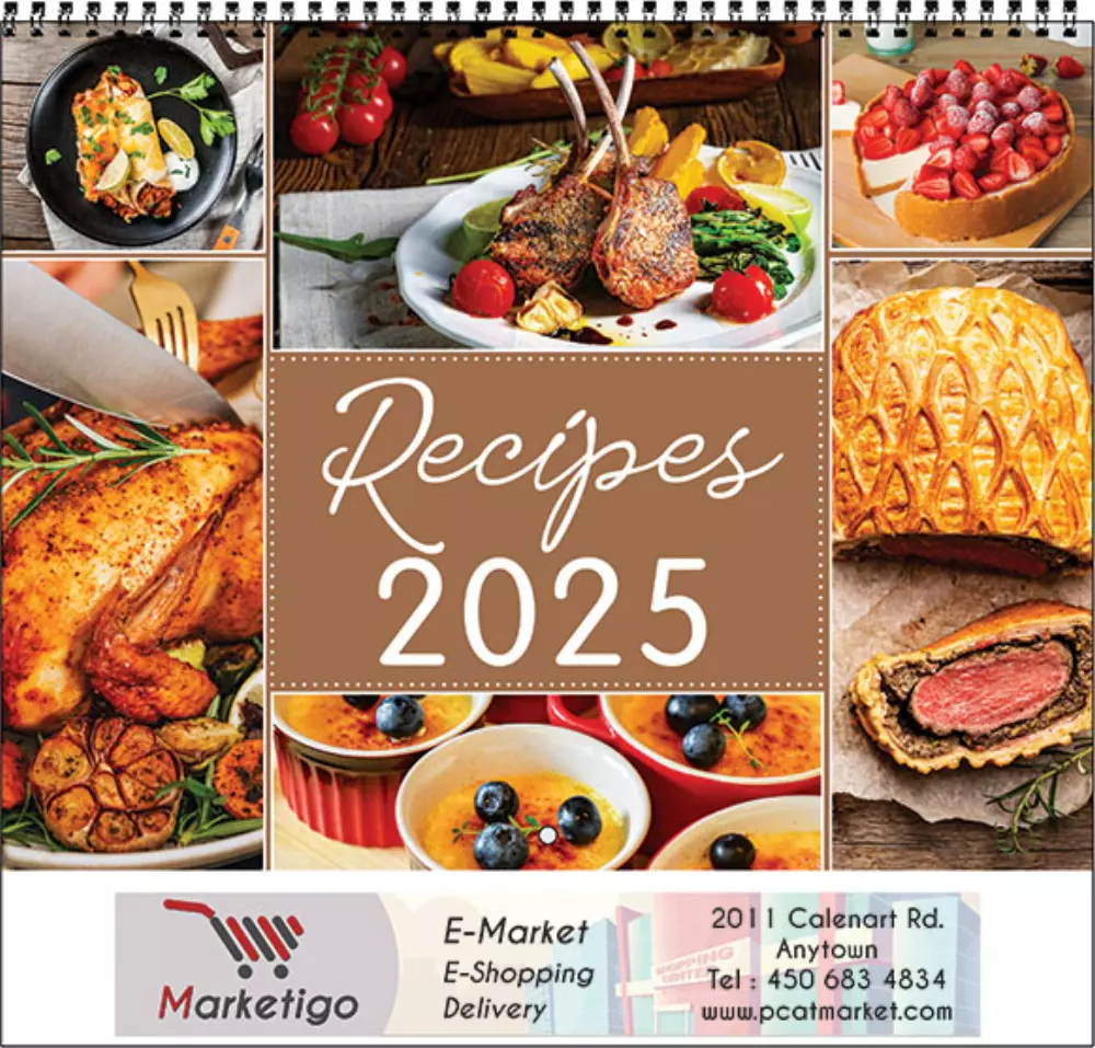 Calendrier de rendez-vous de recettes