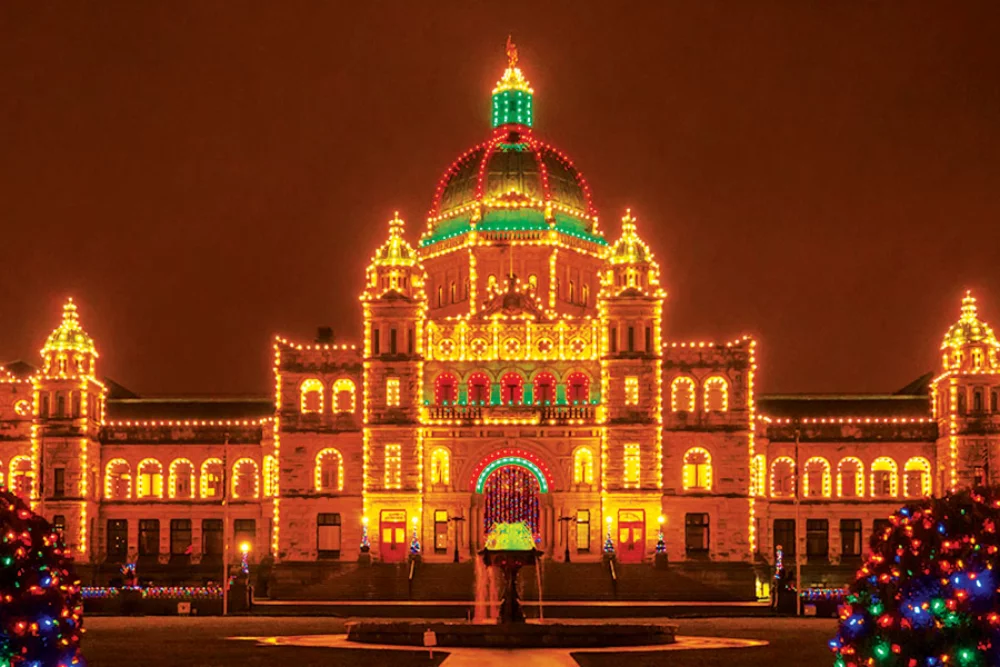 Calendrier de bureau à double vue Canada's Charms