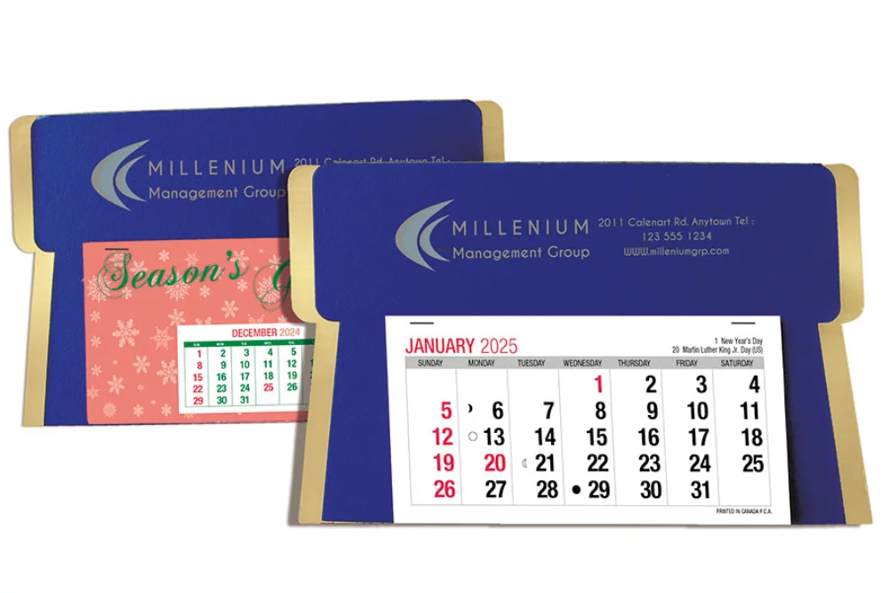 Calendrier de bureau décoratif