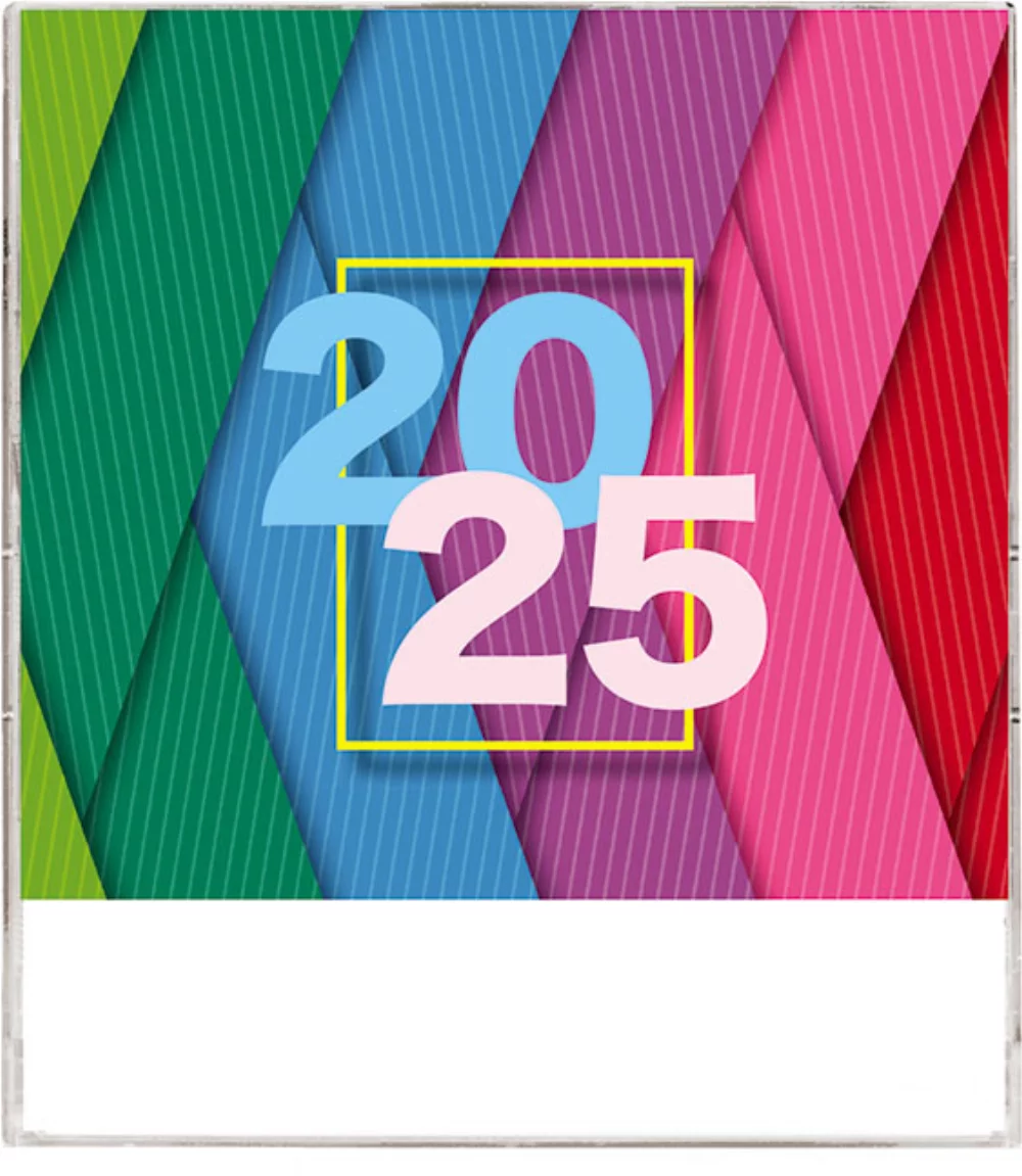 Calendrier de bureau dans un boîtier de CD