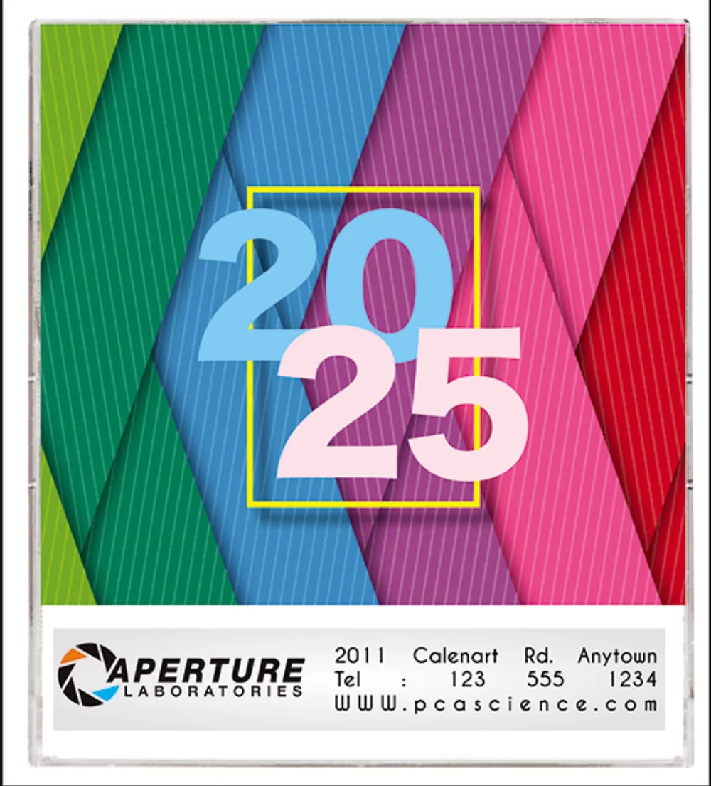 Calendrier de bureau personnalisé sur CD