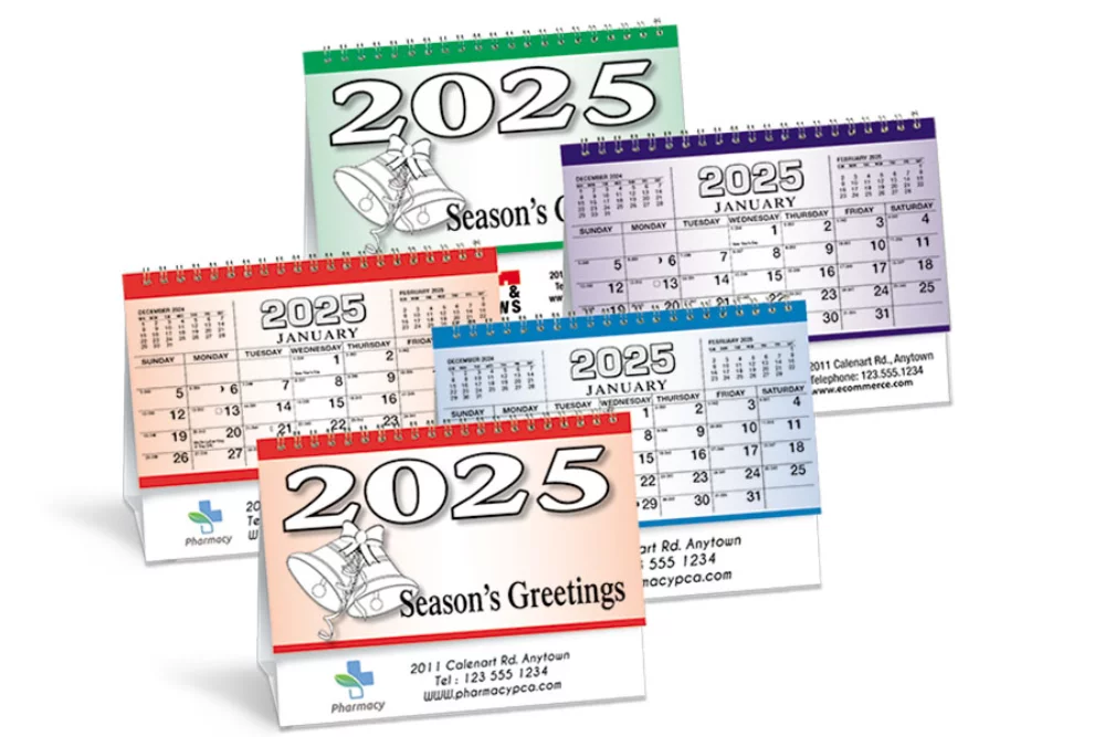 Calendrier de bureau Econo-Colorama