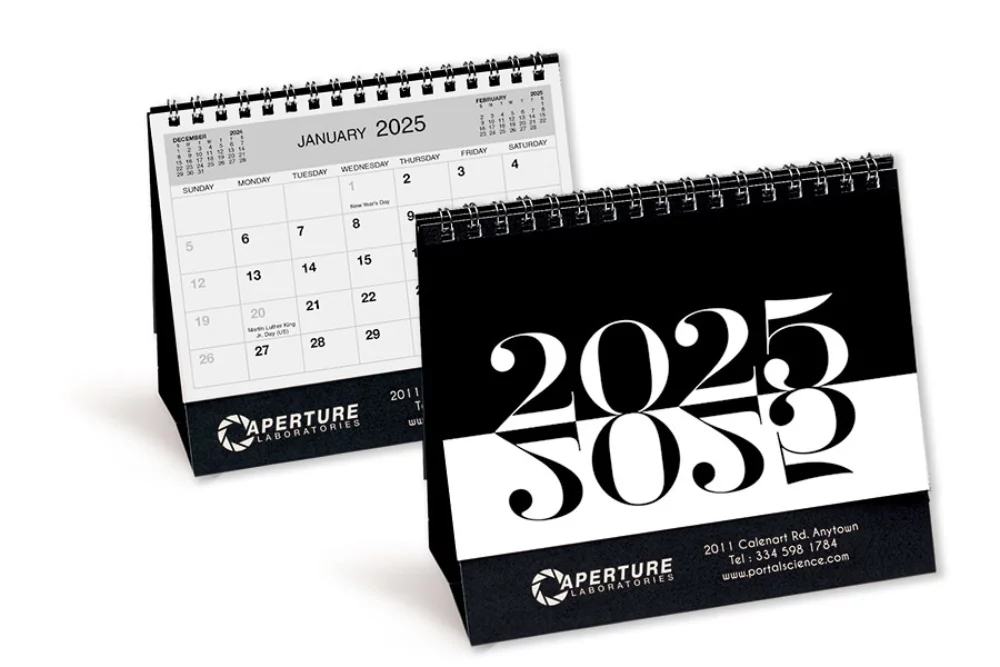 Calendrier de bureau Deluxe - Vue sur 15 mois