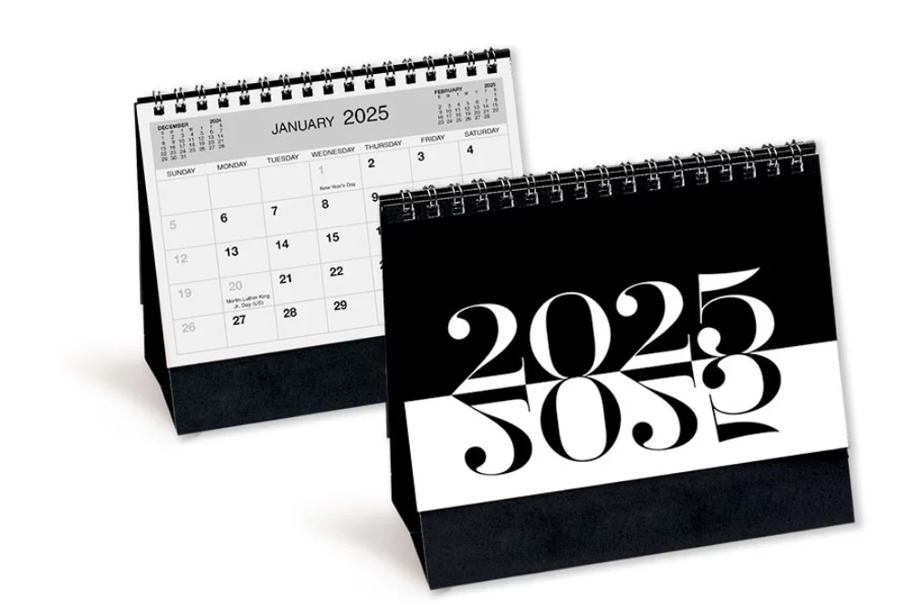 Calendrier de bureau Deluxe - Vue sur 15 mois