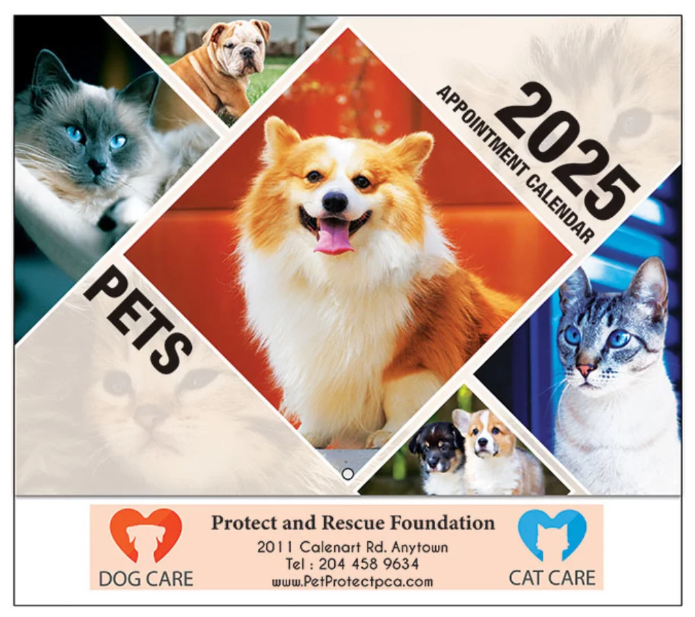 Calendrier des rendez-vous pour animaux de compagnie